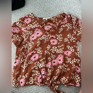 Madewell floral top